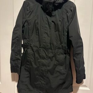 Women's Black Hooded Jacket